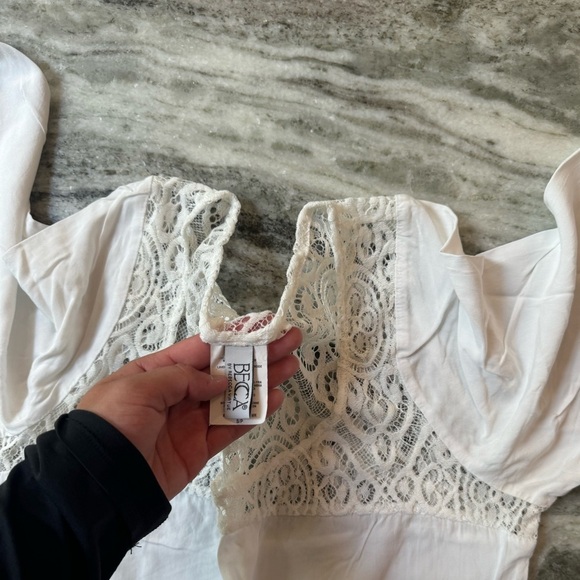 BECCA By Rebecca Virtue White Swim Cover-Up Womens Size Small - Picture 4 of 5